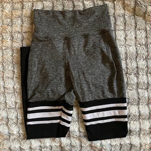 Bombshell Sportswear Gray and Black Leggings